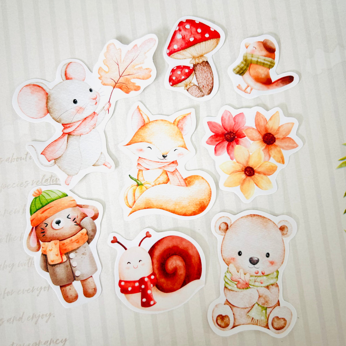 Fall Furries StiKars (Set of 8)
