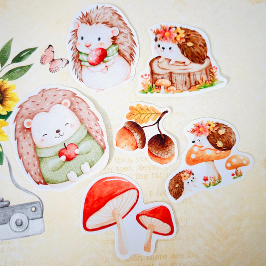 Happy Hedgehogs StiKars (Set of 6)