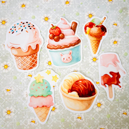 Creamy Cups StiKars (Set of 6)