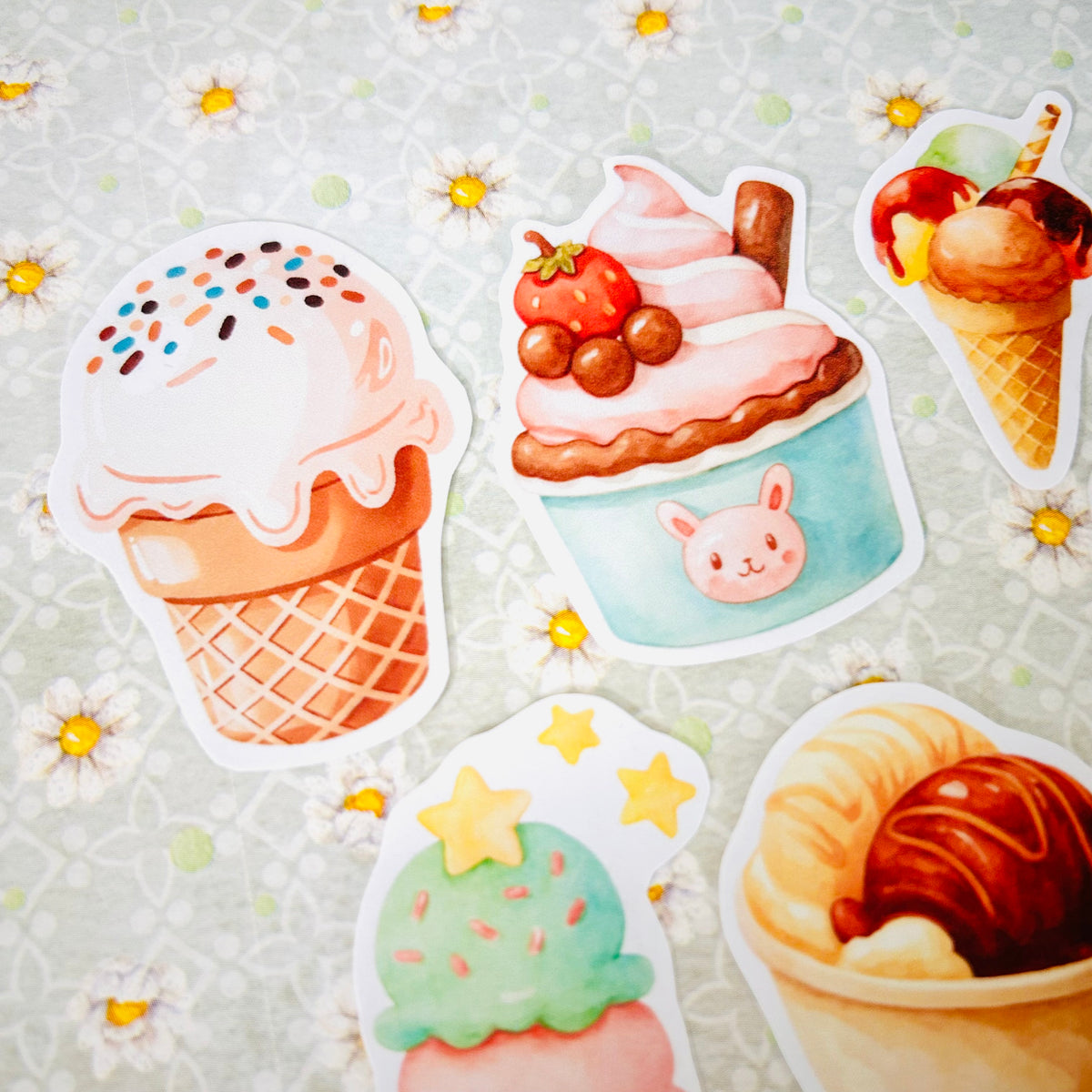 Creamy Cups StiKars (Set of 6)