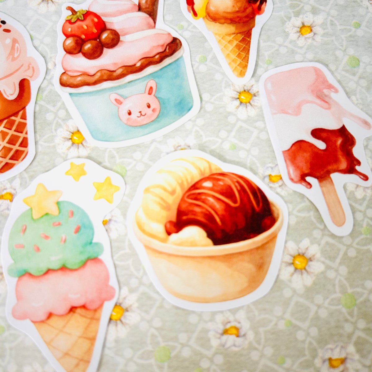 Creamy Cups StiKars (Set of 6)