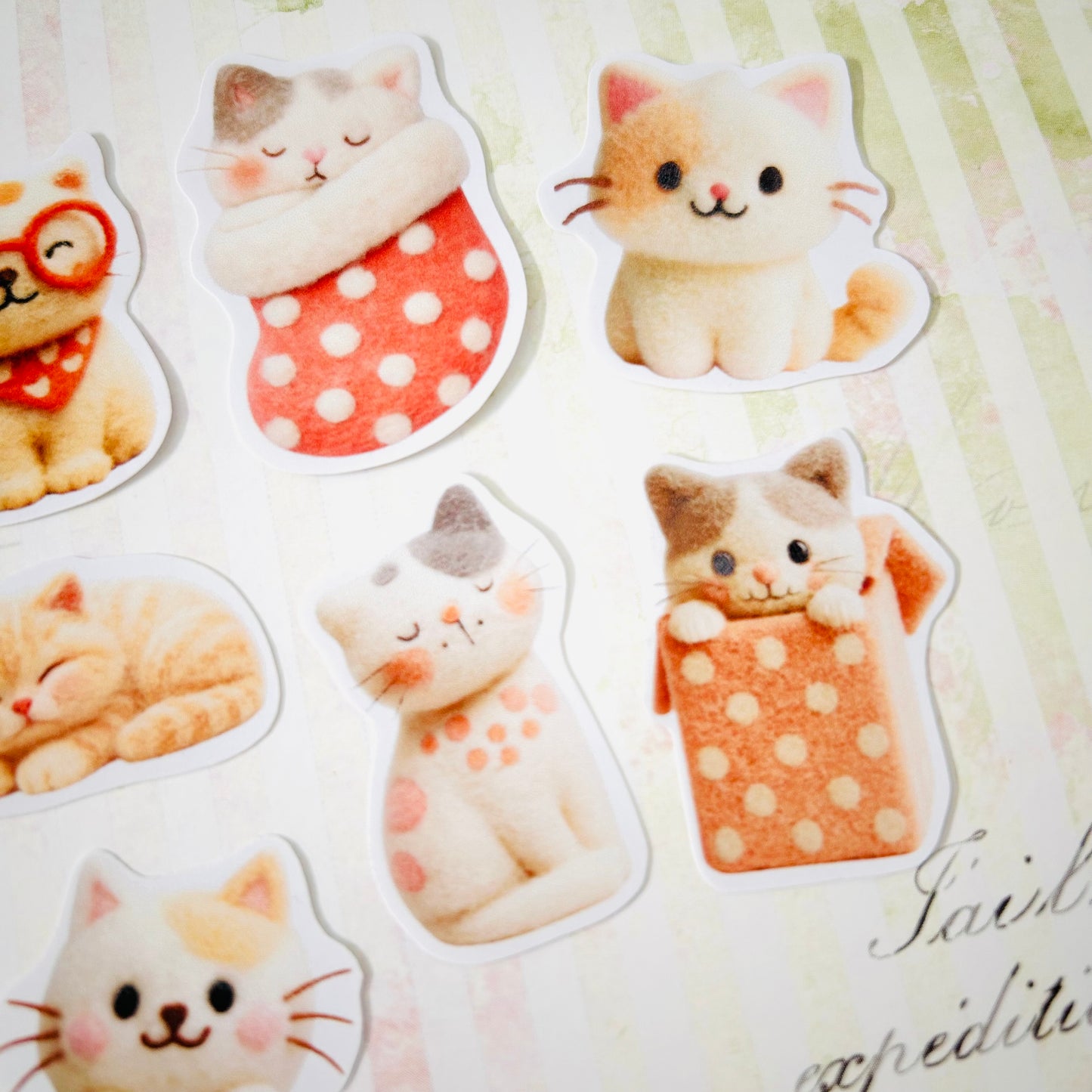 Kitty Kittens StiKars (Set of 7)