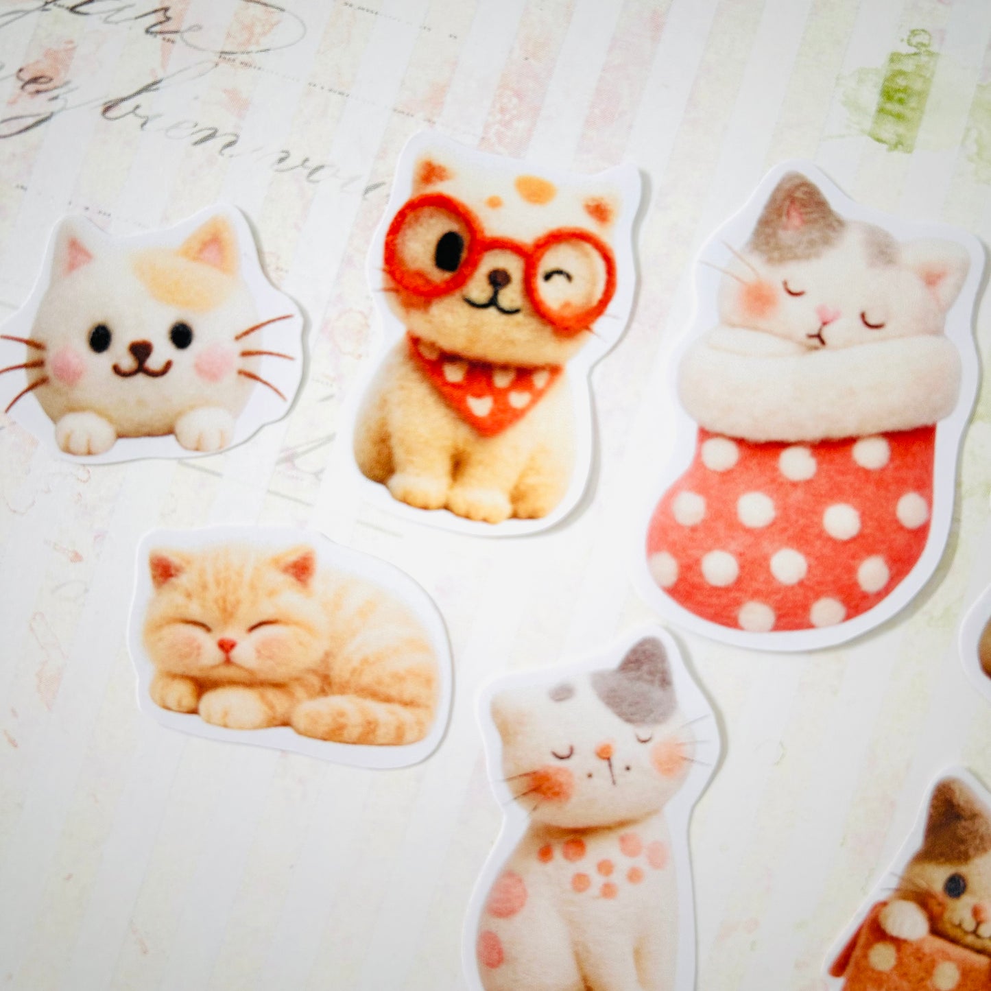 Kitty Kittens StiKars (Set of 7)