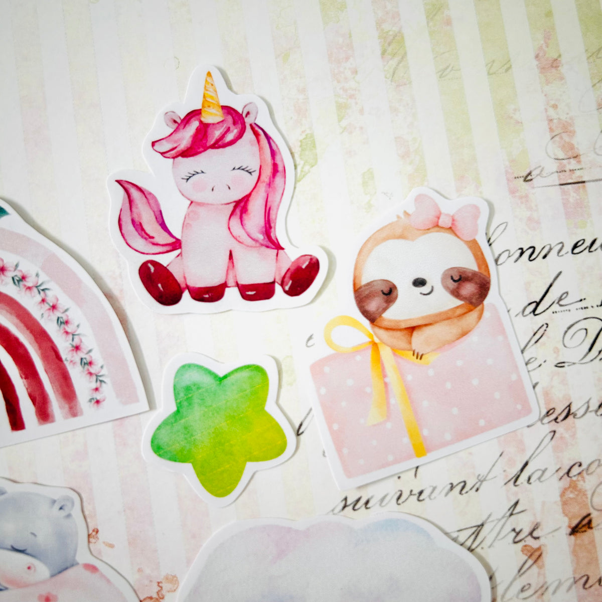 Sweet Unicorn StiKars (Set of 6)