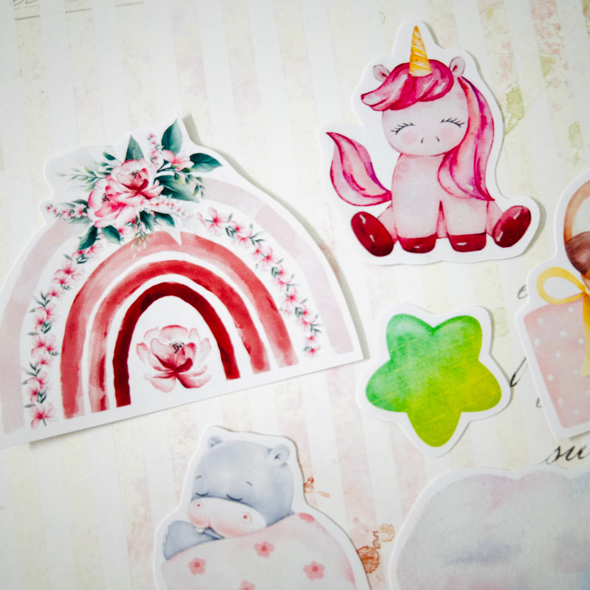 Sweet Unicorn StiKars (Set of 6)