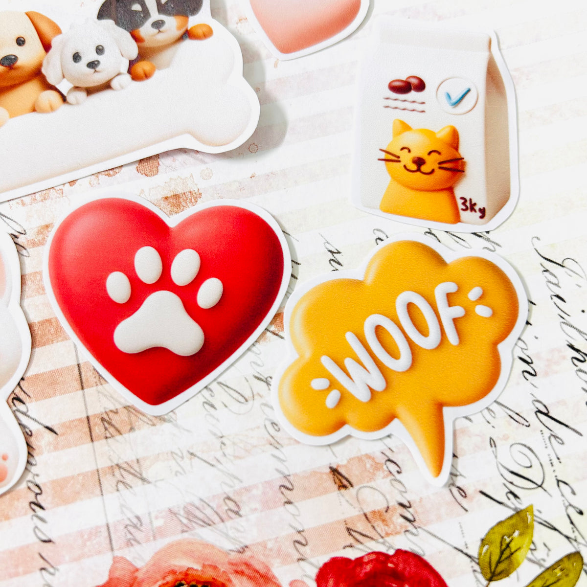 Woofy Paws StiKars (Set of 6) Limited Edition