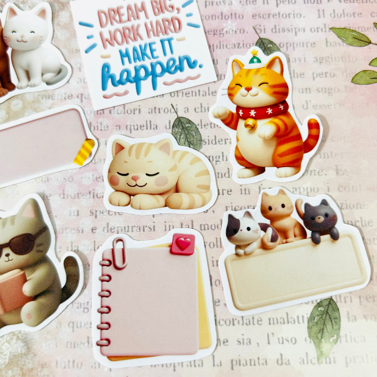 Chatty Cats StiKars (Set of 8)