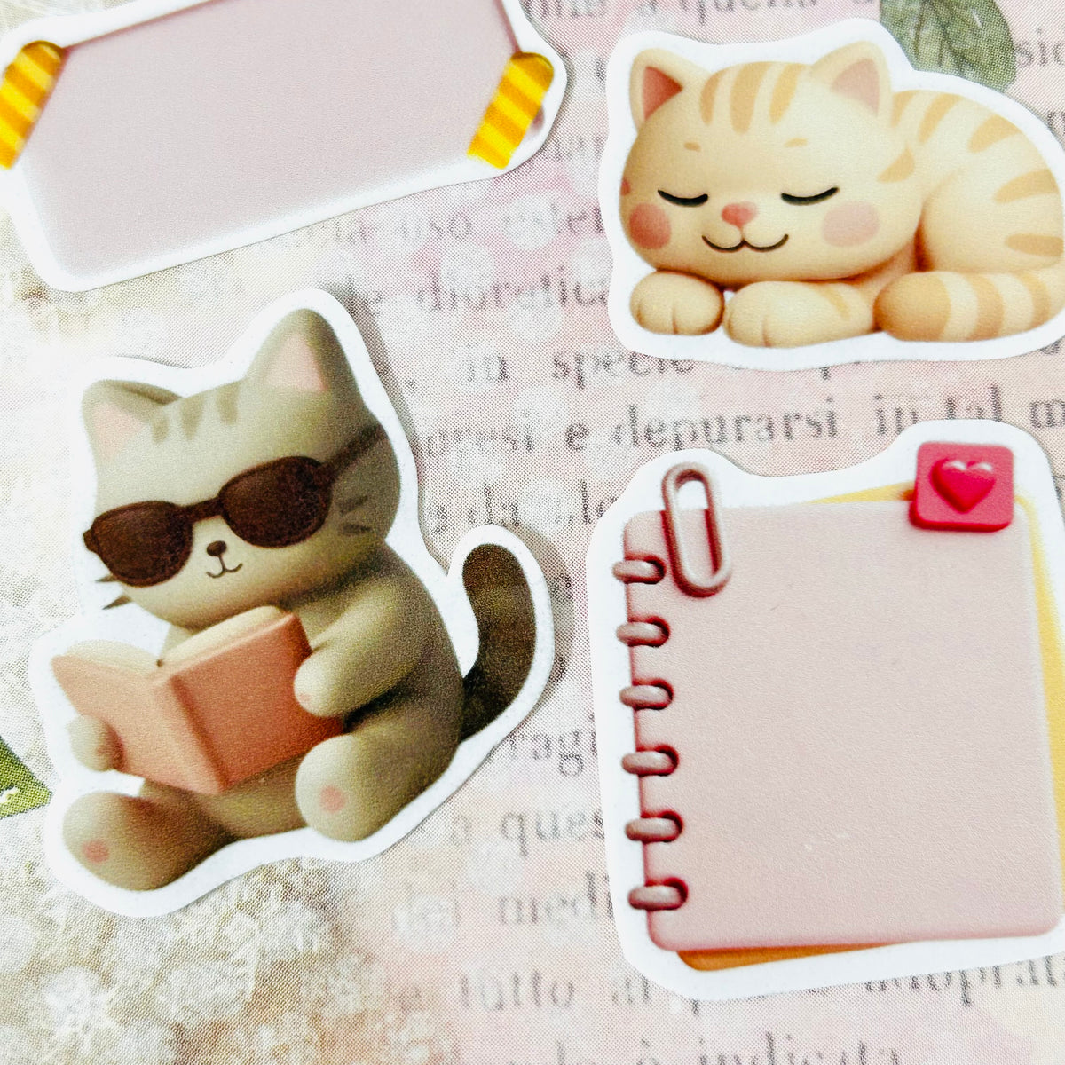 Chatty Cats StiKars (Set of 8)