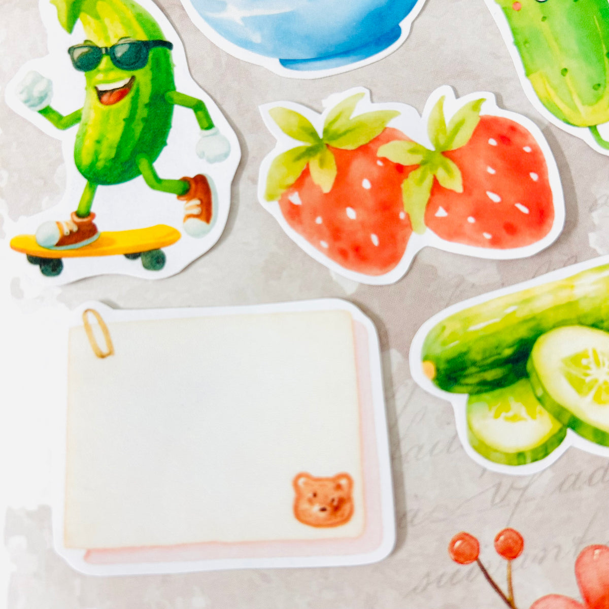 Cucumber Love StiKars (Set of 6)