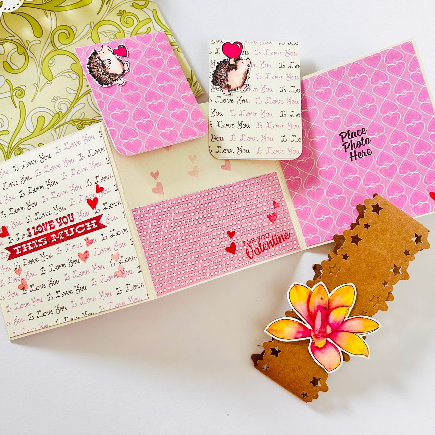 💌🦔 Love Notes – Valentine’s Envelope Card Album
