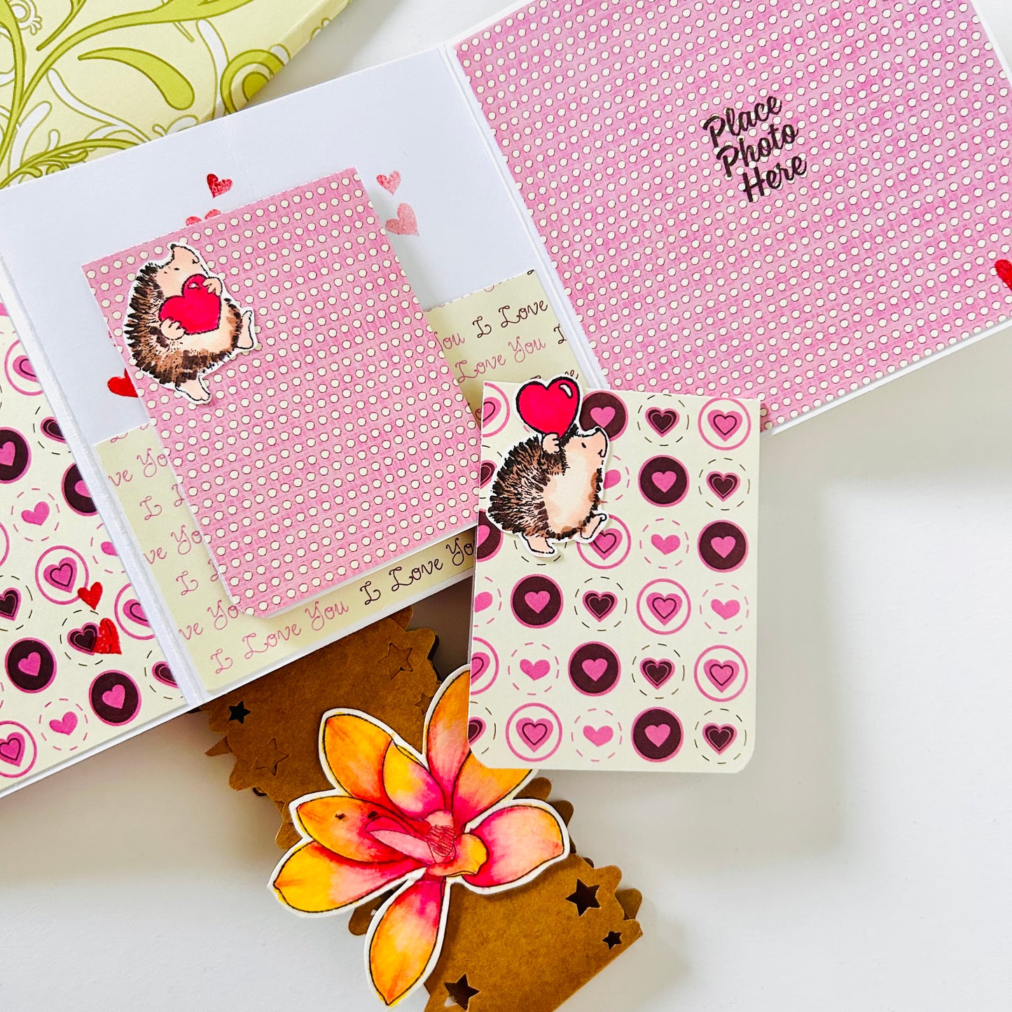 💌🦔 Love Notes – Valentine’s Envelope Card Album