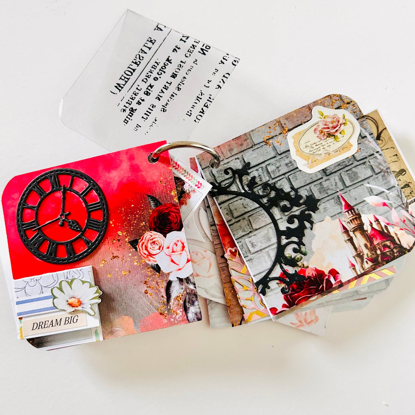 📖💫 Happiest With You – Handcrafted Pocket Journal