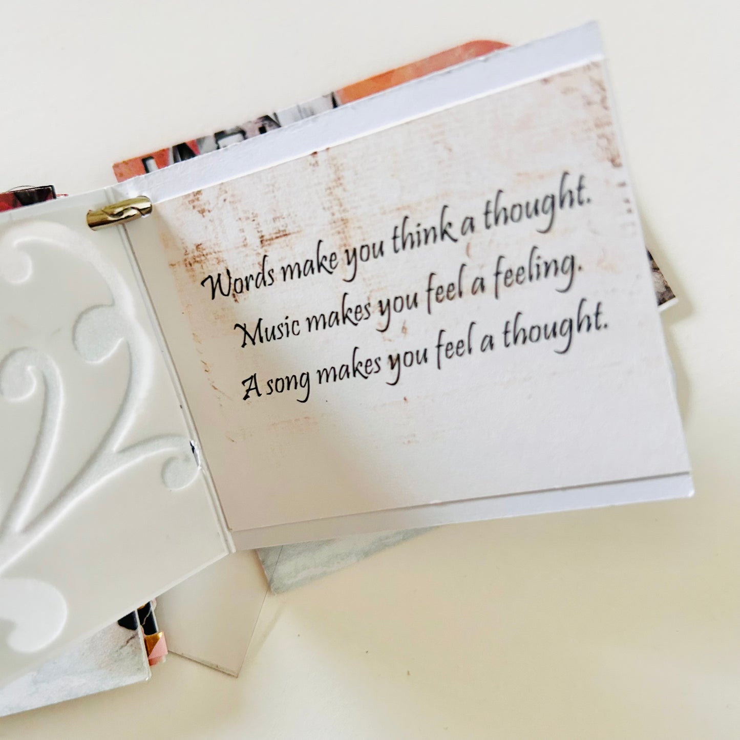 📖💫 Happiest With You – Handcrafted Pocket Journal