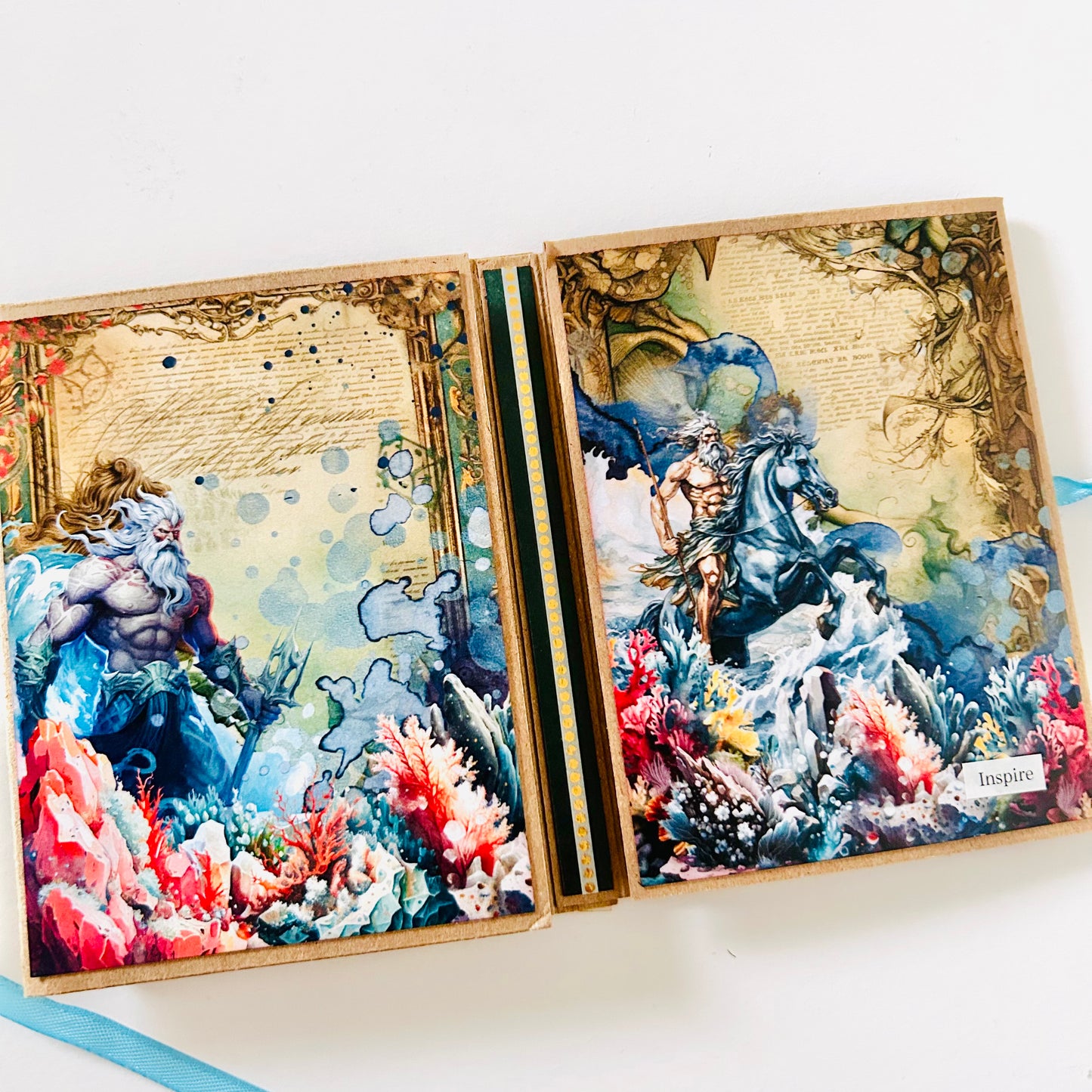 🌊🐠 Explore – Handcrafted Ocean-Themed Mini Album
