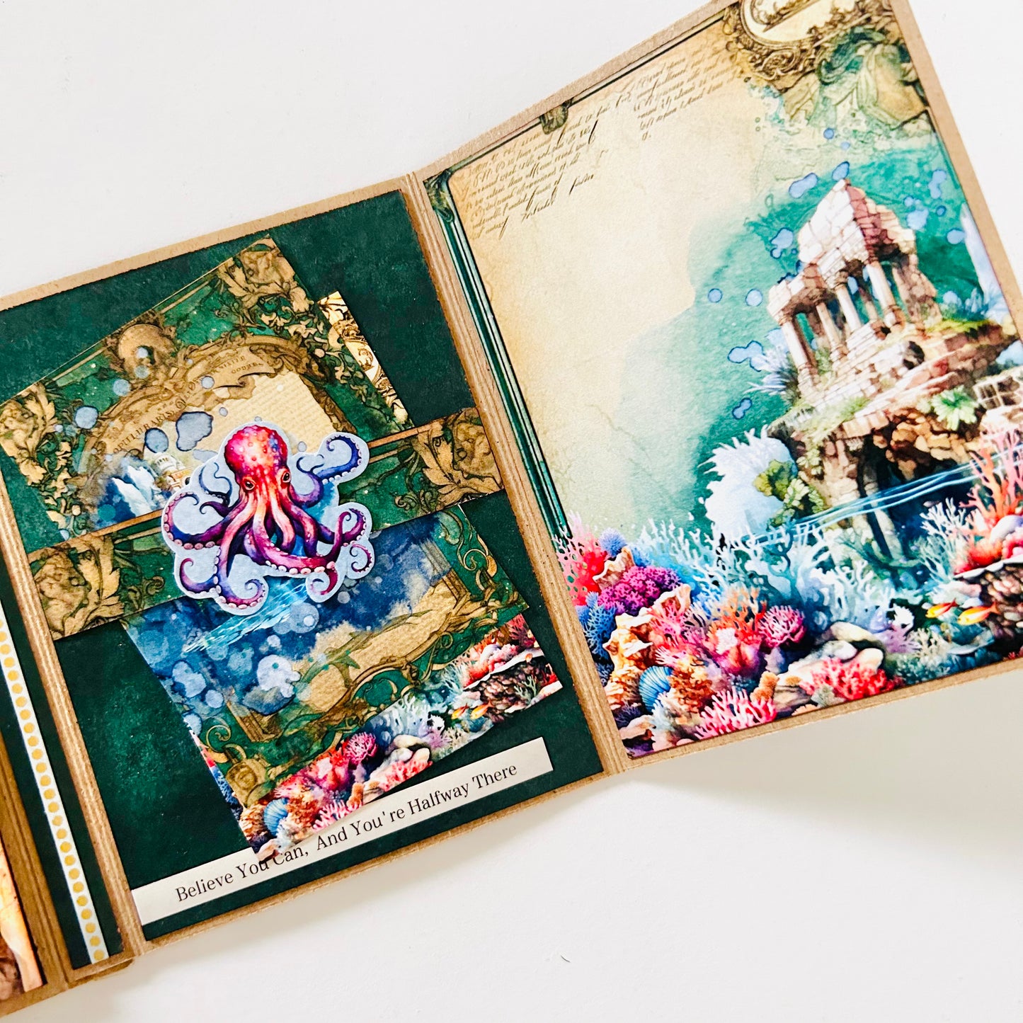 🌊🐠 Explore – Handcrafted Ocean-Themed Mini Album