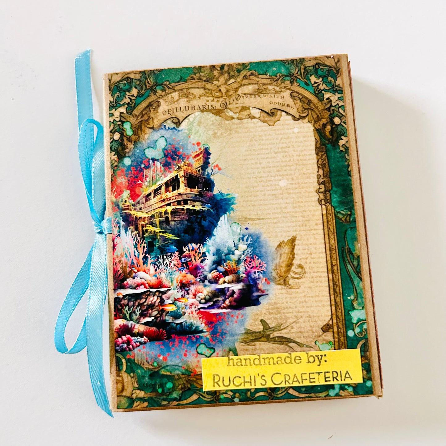 🌊🐠 Explore – Handcrafted Ocean-Themed Mini Album