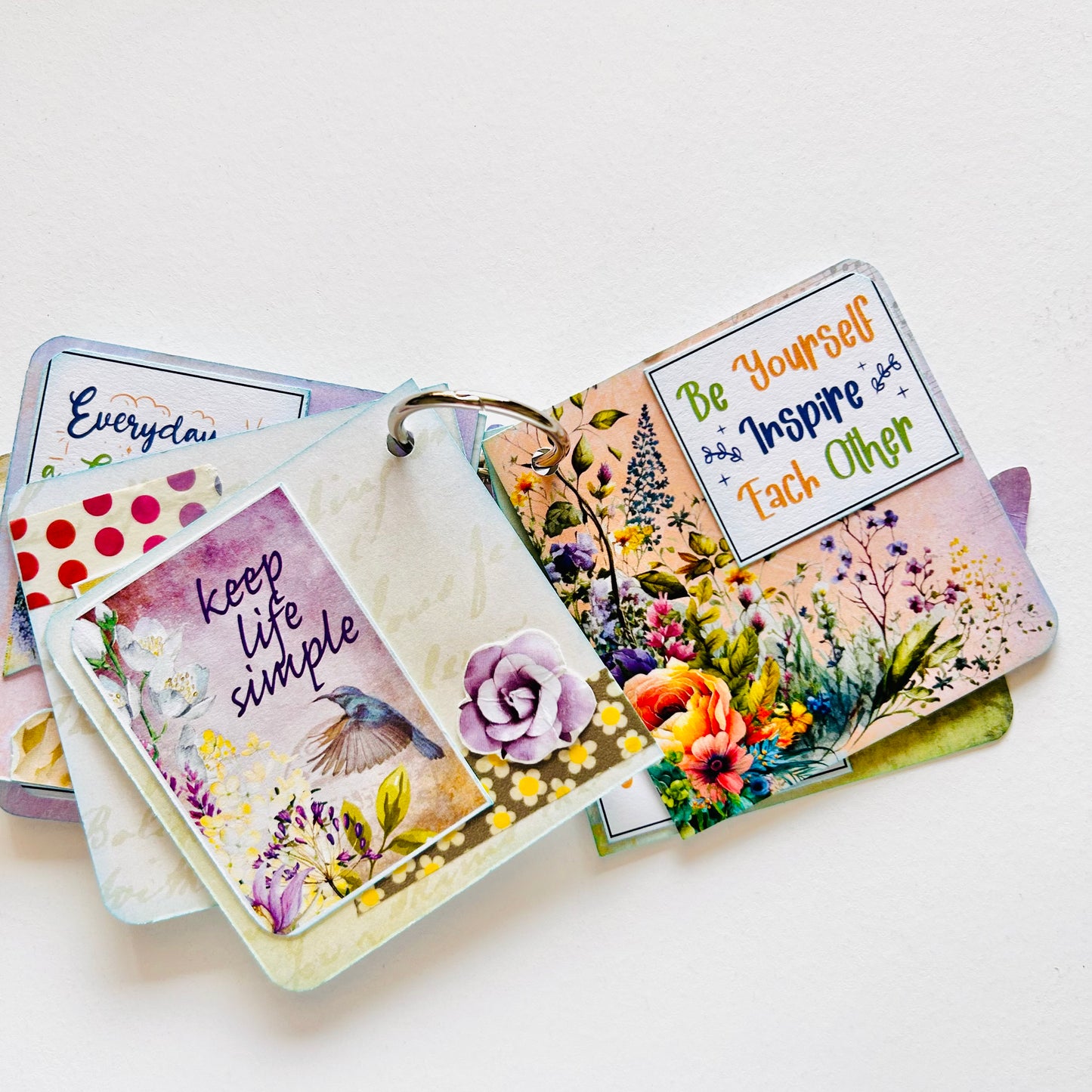 🌸✨ You Are Amazing – Handcrafted Pocket Journal