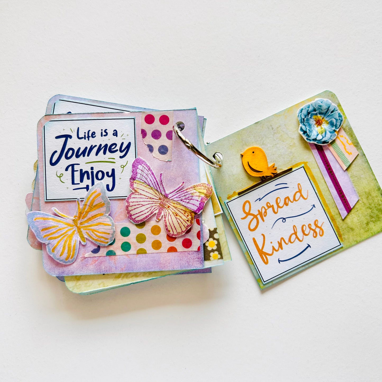 🌸✨ You Are Amazing – Handcrafted Pocket Journal