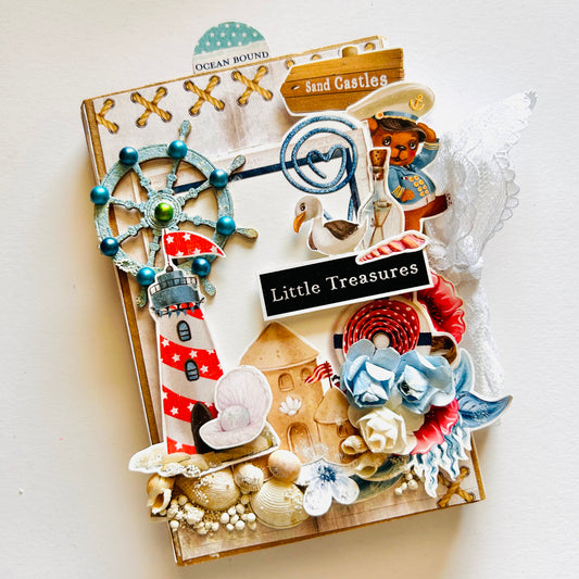 🐚 Little Treasure – Handcrafted Seashore Photo Album