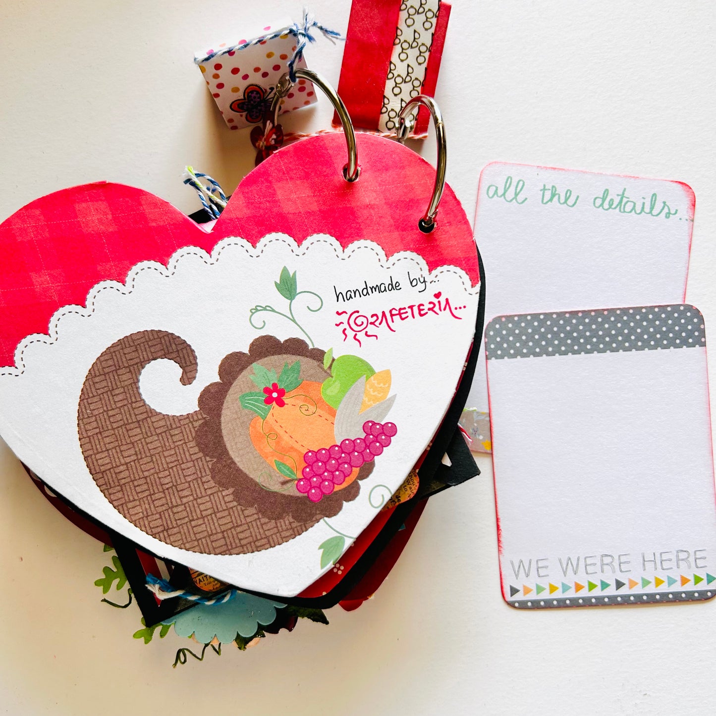 ❤️ Heart‑Shaped Chipboard Album – “Memories of Love”