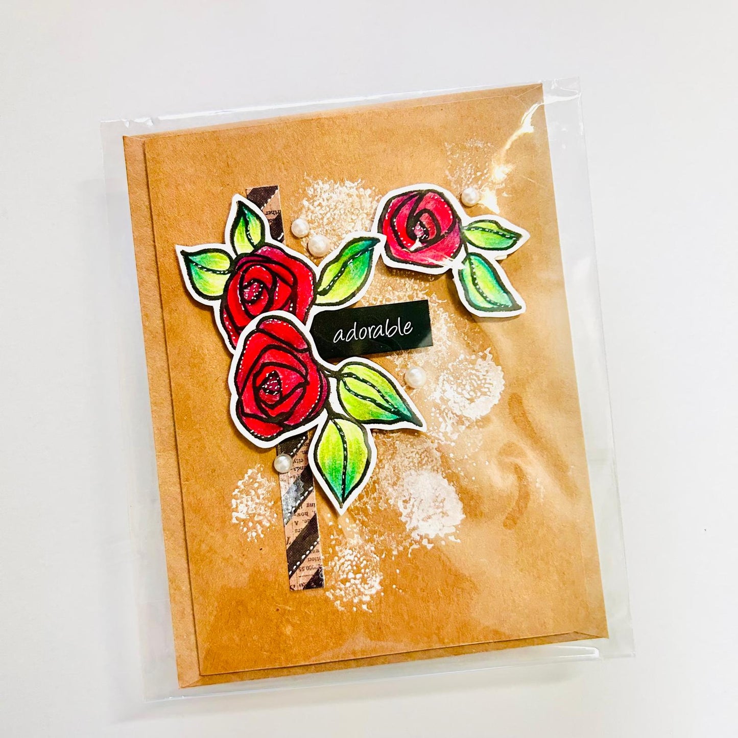 🌹 Greeting Card – “Adorable”