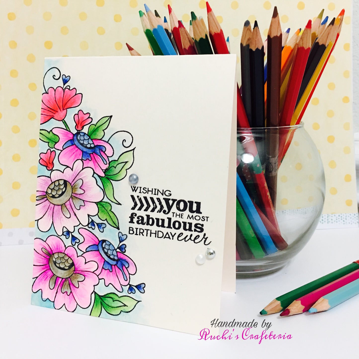 Bloom & Celebrate – Handmade Birthday Card